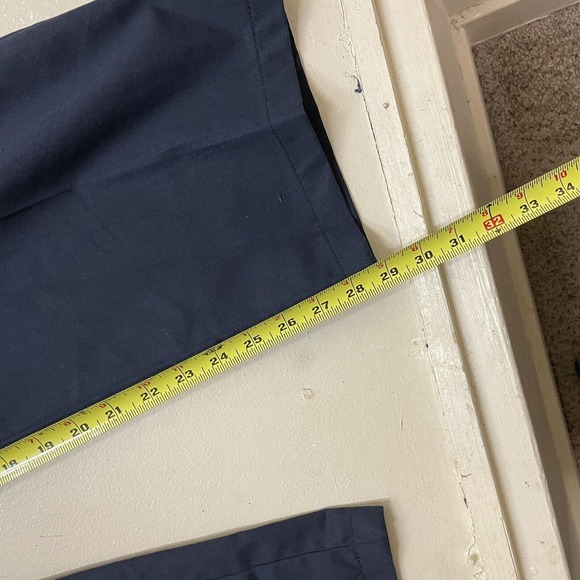 DICKIES Mens Sz 48 UU Waist Back Hip Pocket Navy Blue Work Pants NWT - Picture 2 of 6